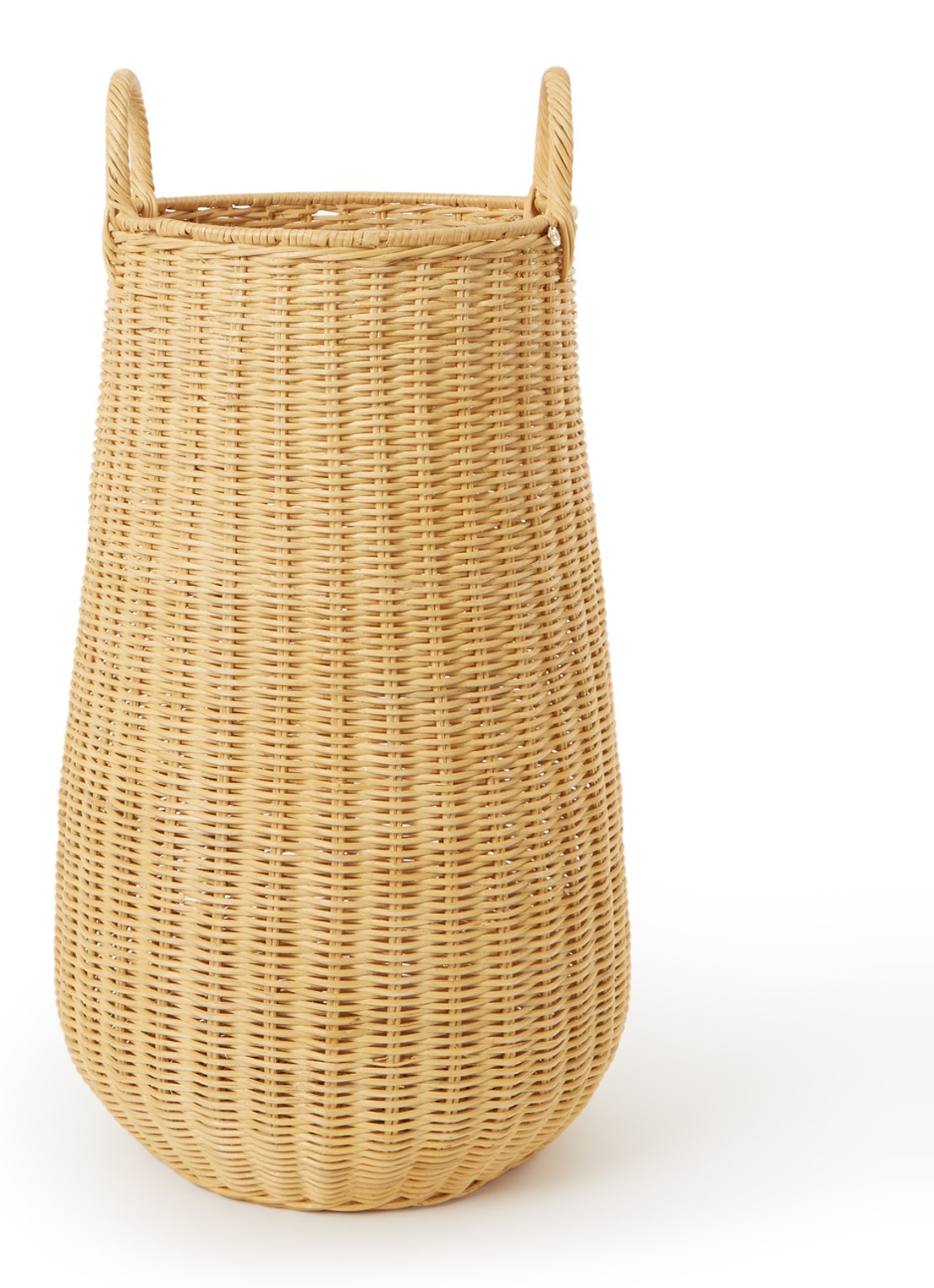 ferm LIVING Gevlochten wasmand 42 cm  - voorkant naturel