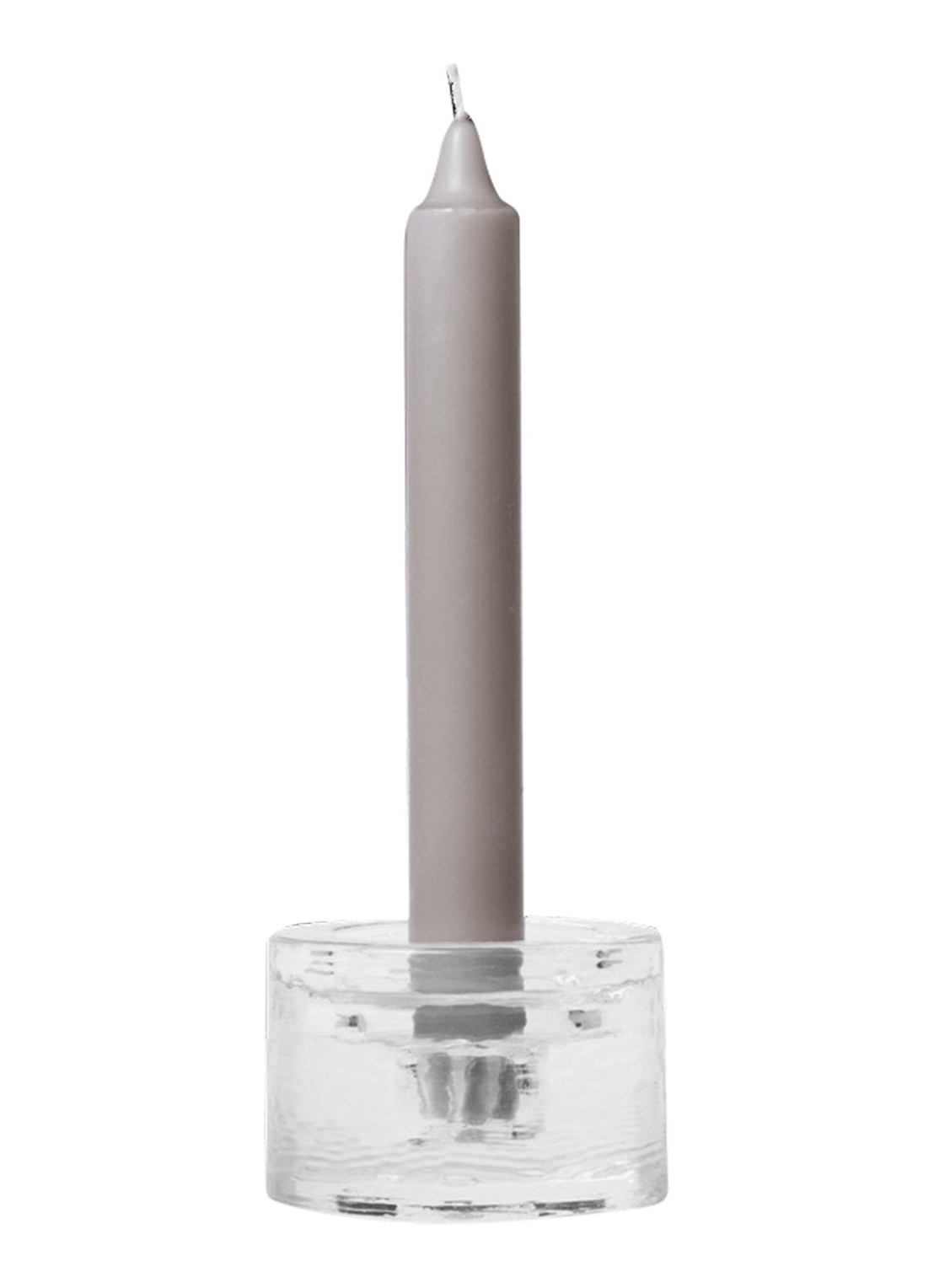 ferm LIVING Gradia kandelaar 5 cm - achterkant transparant