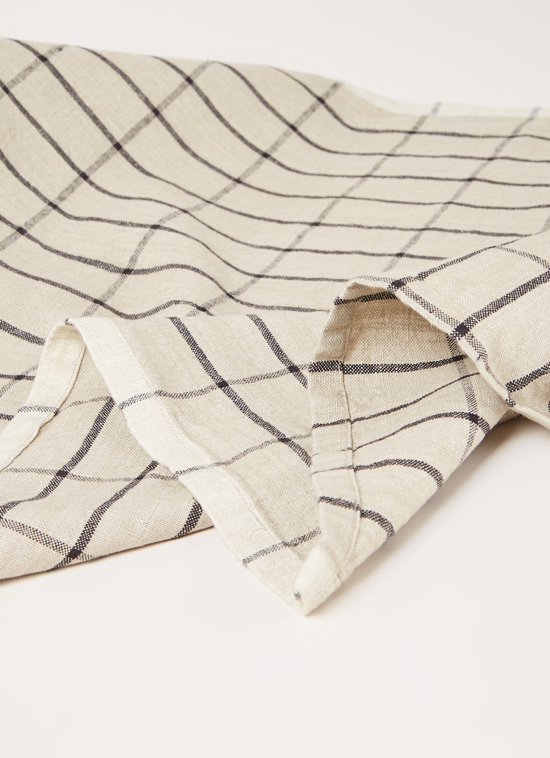 ferm LIVING Hale theedoek 50 x 70 cm - detail beige
