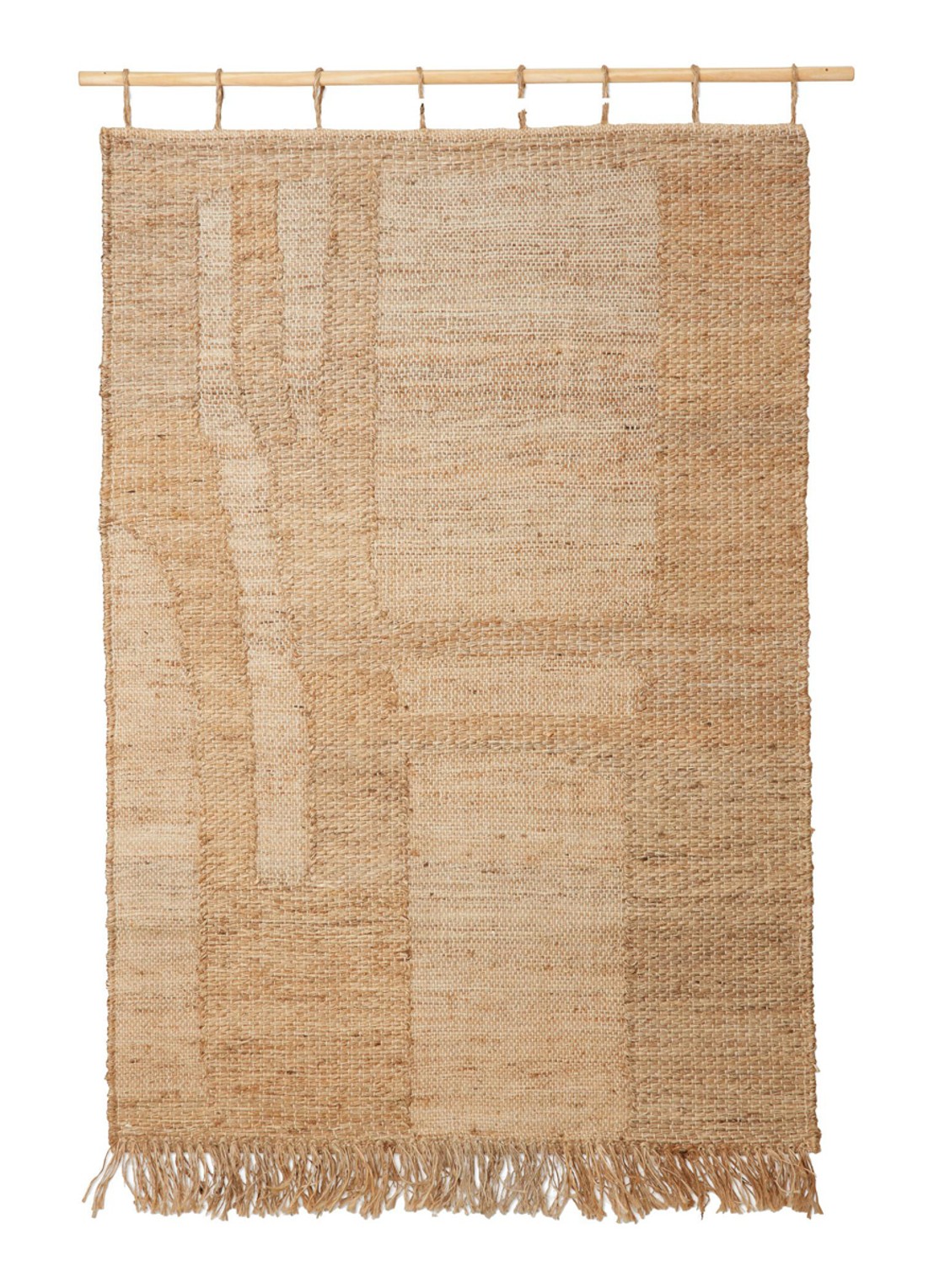 ferm LIVING Harvest wandkleed 165 x 100 cm - voorkant 5 beige
