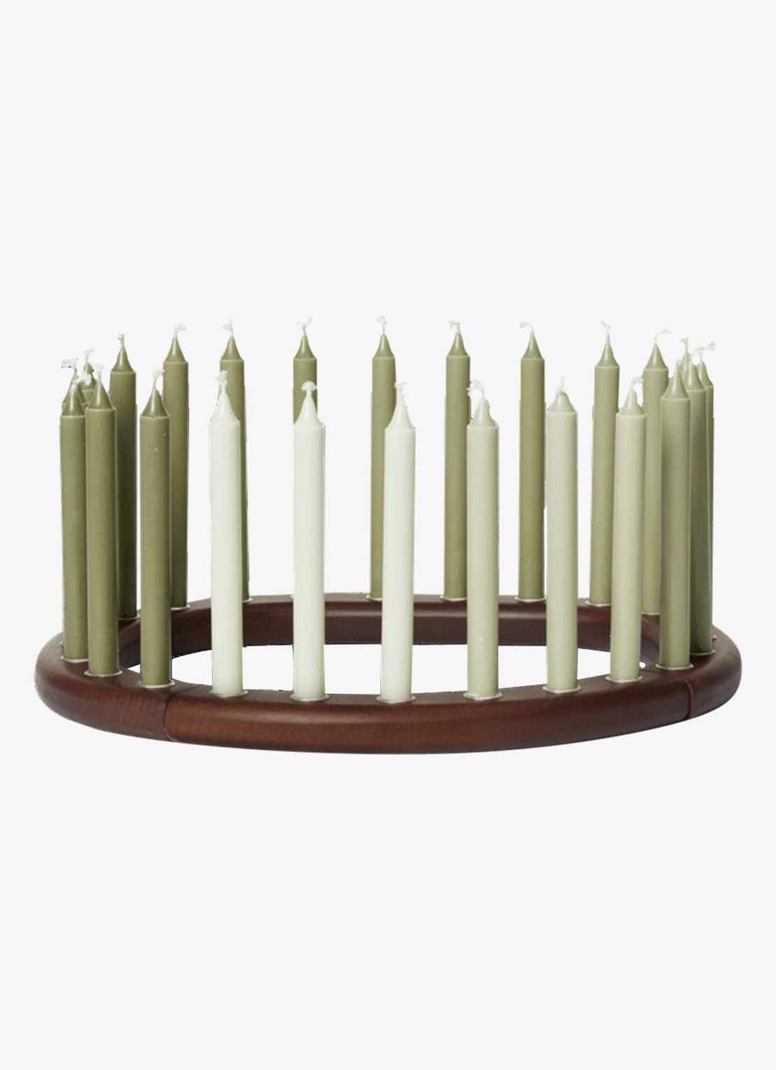 ferm LIVING Kandelaar - voorkant 4 donkerbruin