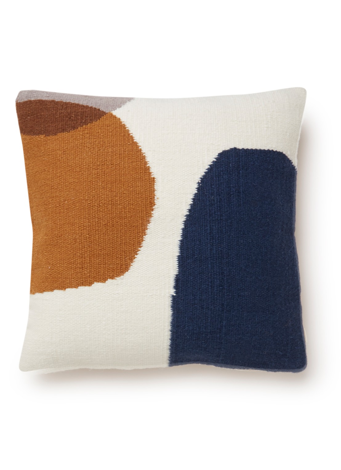 ferm LIVING Kelim sierkussen 50 x 50 cm  - voorkant wit