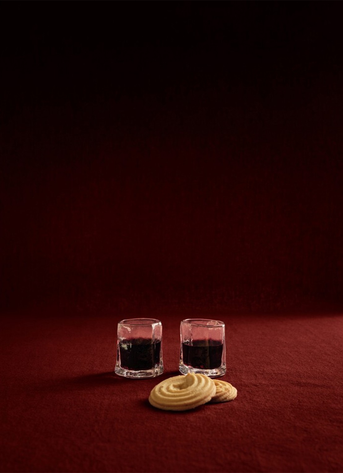 ferm LIVING Kiru drinkglas set van 2 - achterkant transparant