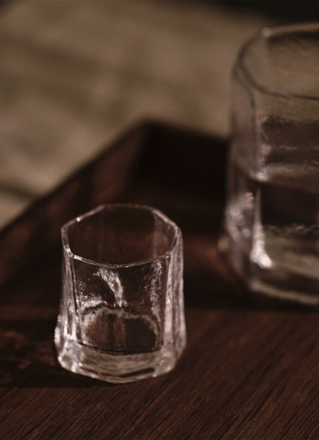 ferm LIVING Kiru drinkglas set van 2 - voorkant 3 transparant