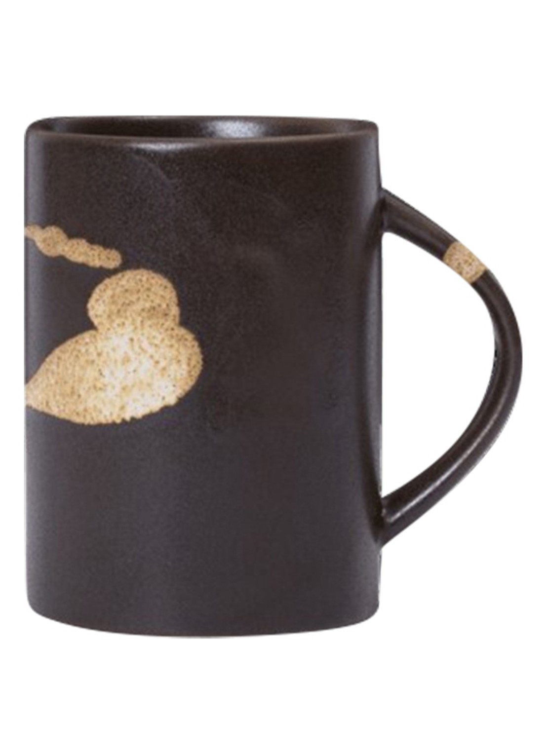 ferm LIVING Koyo mok 30 cl - voorkant donkerbruin