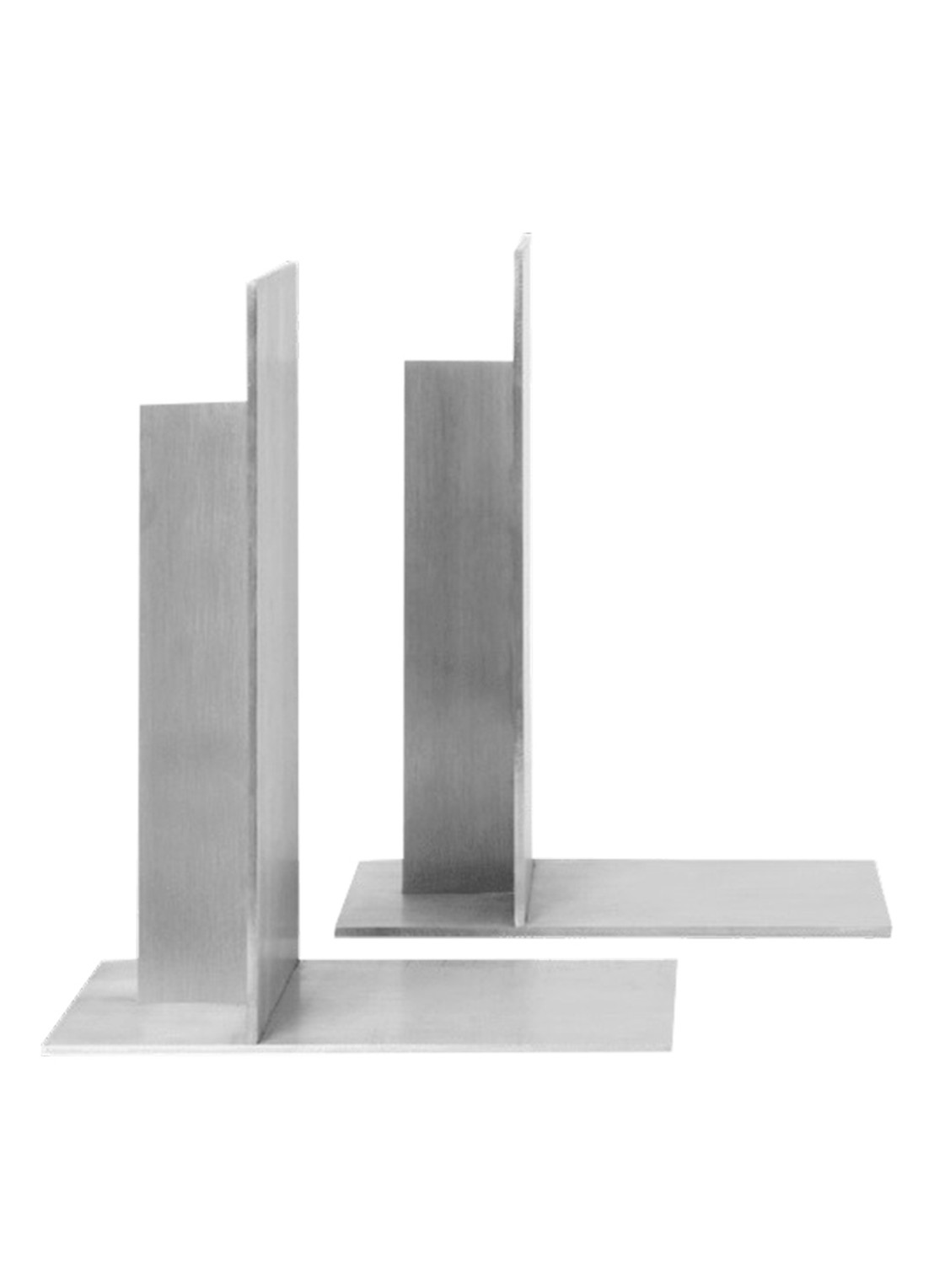 ferm LIVING Lager boekensteun - voorkant 2 zilver