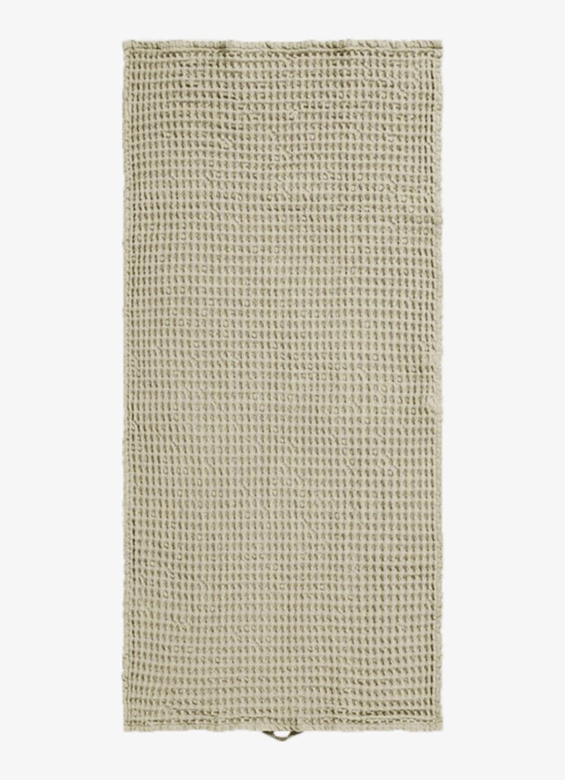 ferm LIVING lceledon badhanddoek 50 x 100 cm - voorkant lichtgroen