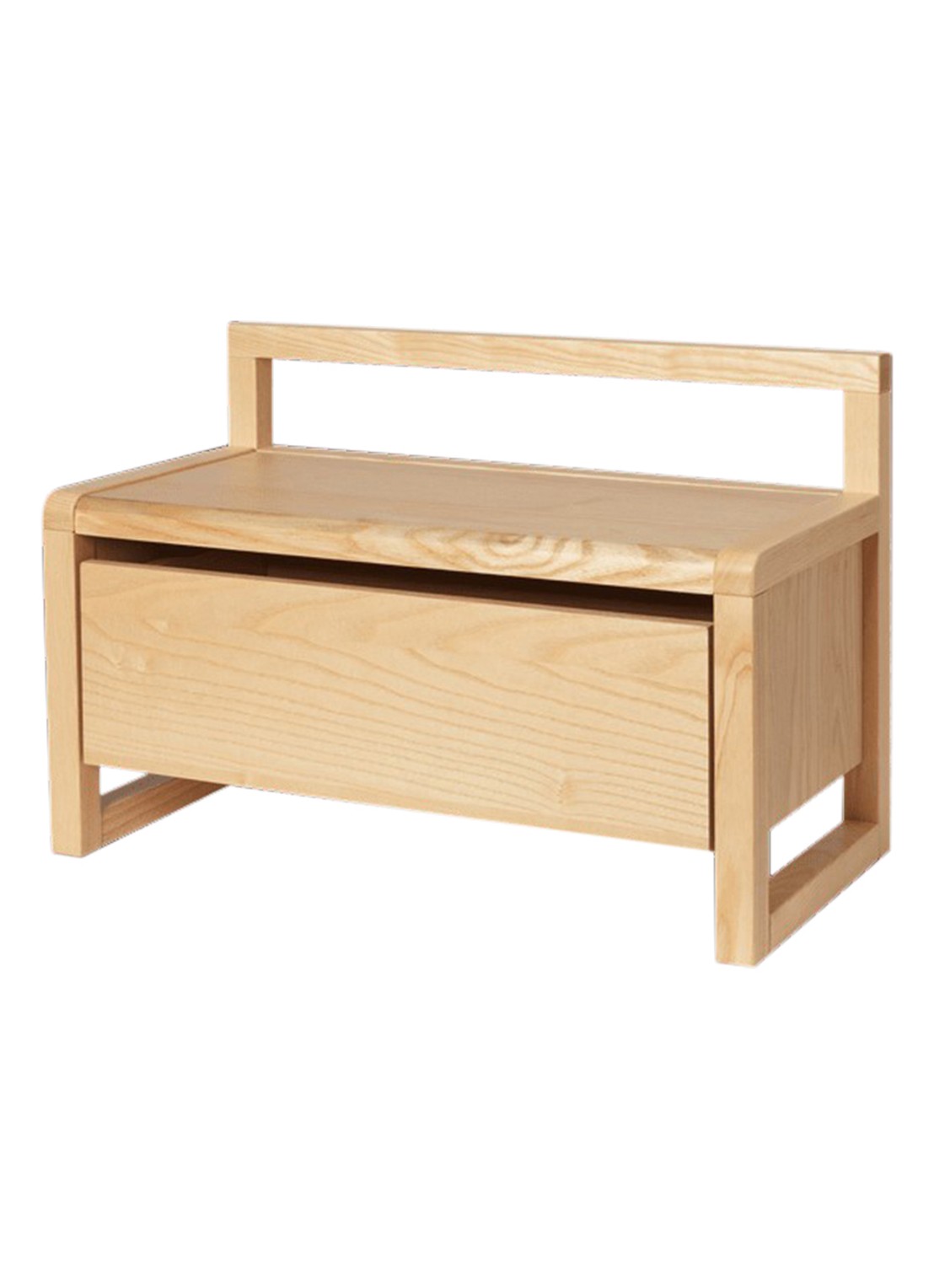 ferm LIVING Little Architect opbergbank - achterkant lichtgrijs