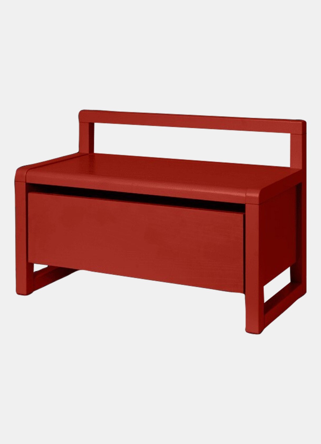 ferm LIVING Little Architect opbergbank - achterkant 3 rood