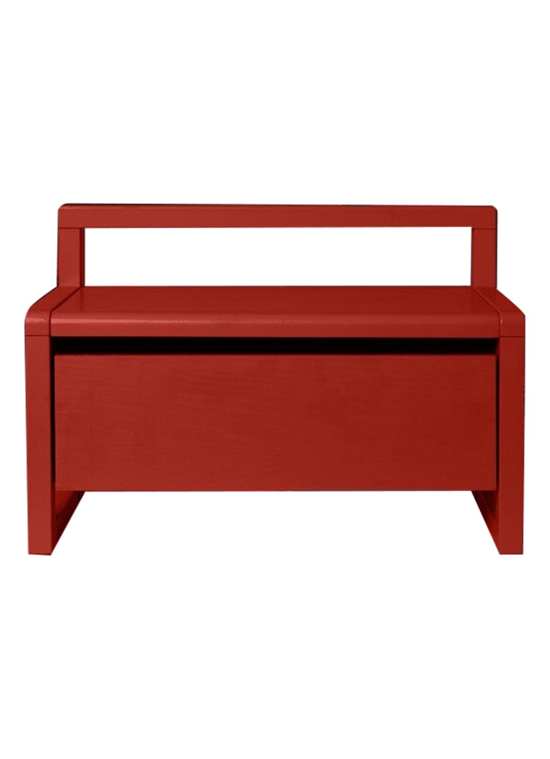 ferm LIVING Little Architect opbergbank - voorkant rood