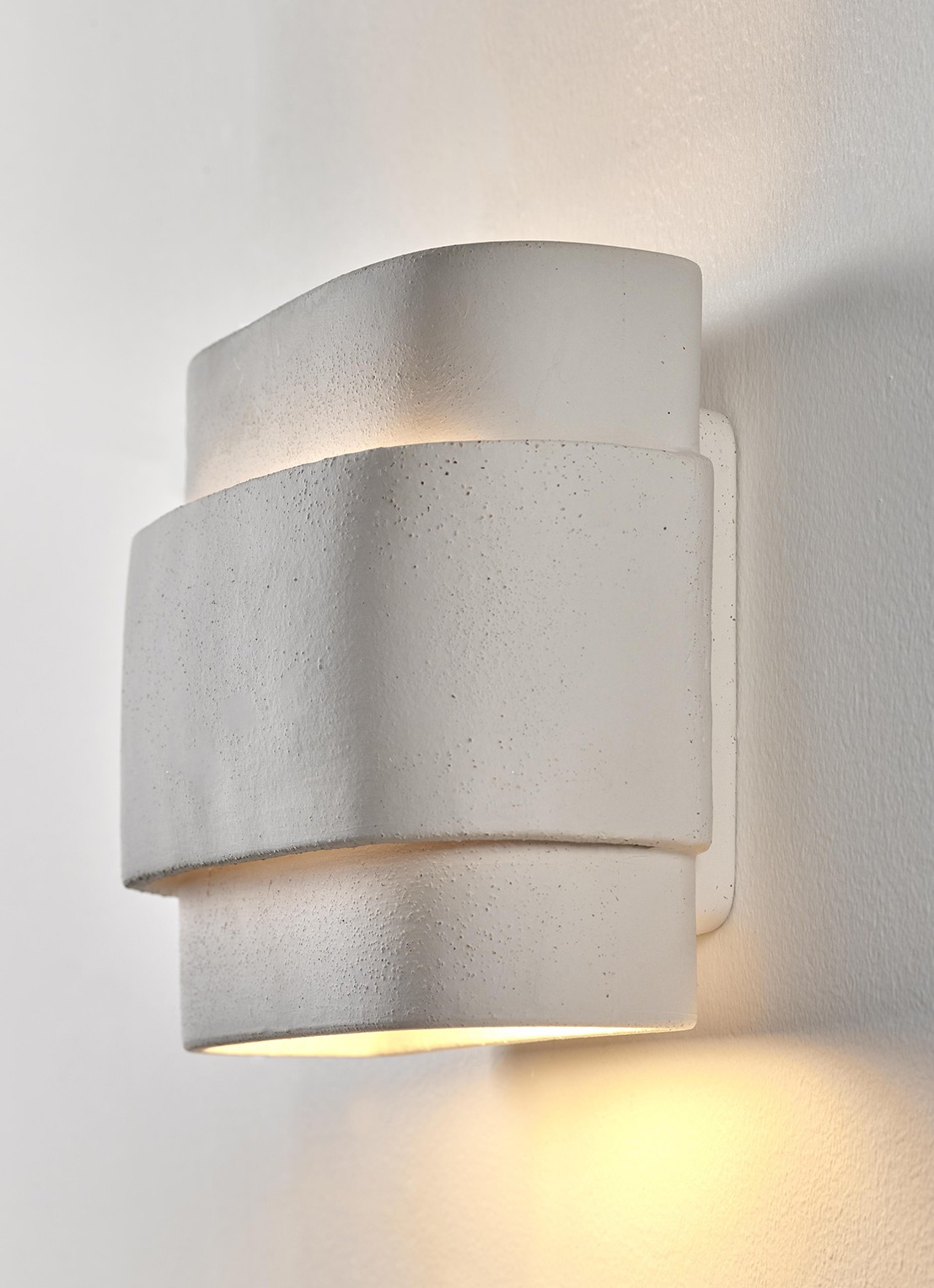 ferm LIVING Louis wandlamp - voorkant 2 wit