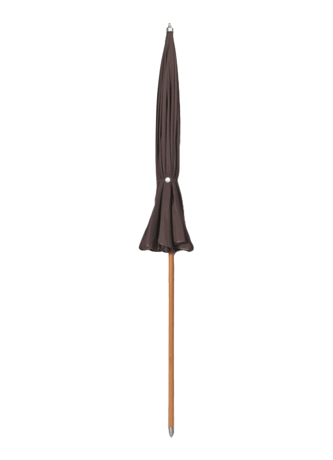 ferm LIVING Lull parasol 225 cm - voorkant 2 chocoladebruin
