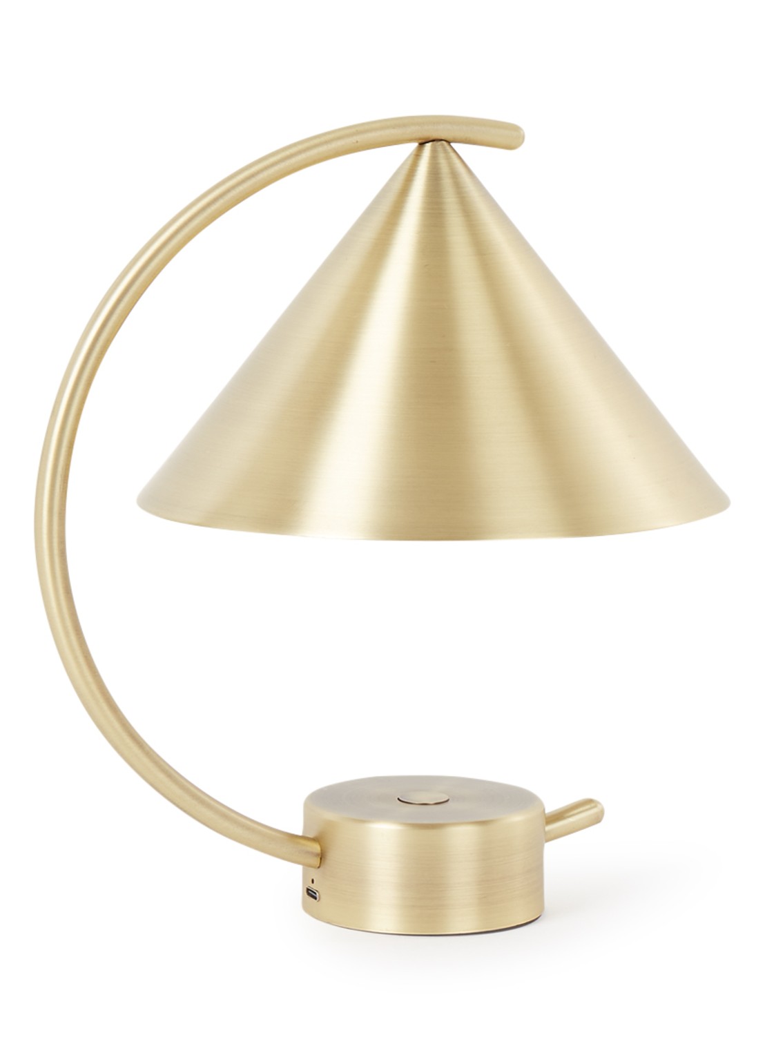 ferm LIVING Meridian tafellamp 26 x Ø17 cm - voorkant goud