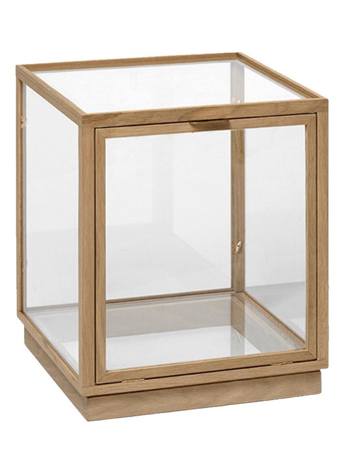 ferm LIVING Miru glass montre decoratie  - voorkant beige