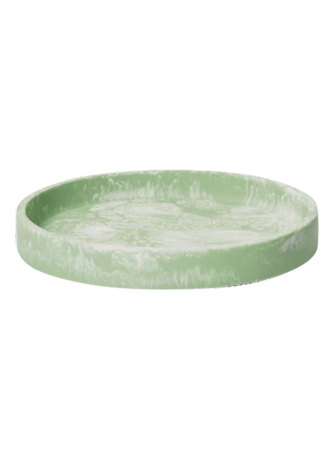ferm LIVING Mist dienblad Ø20 cm - voorkant groen