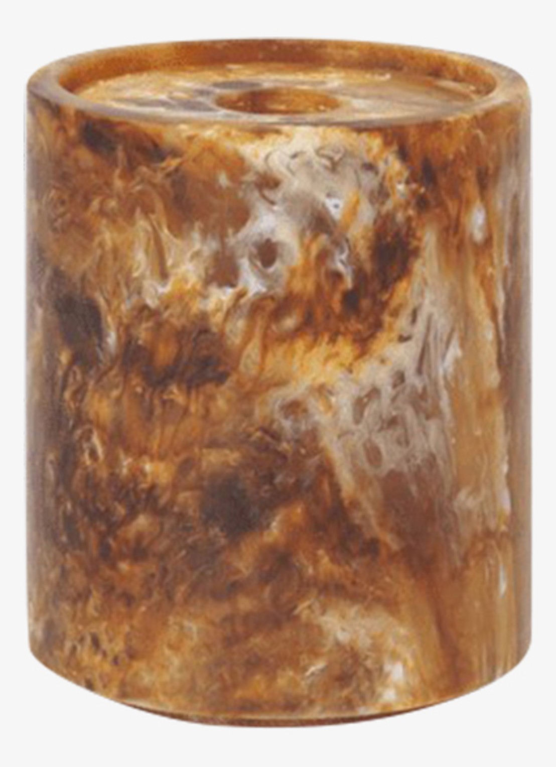 ferm LIVING Mist opbergdoos 9,4 cm - voorkant roodbruin