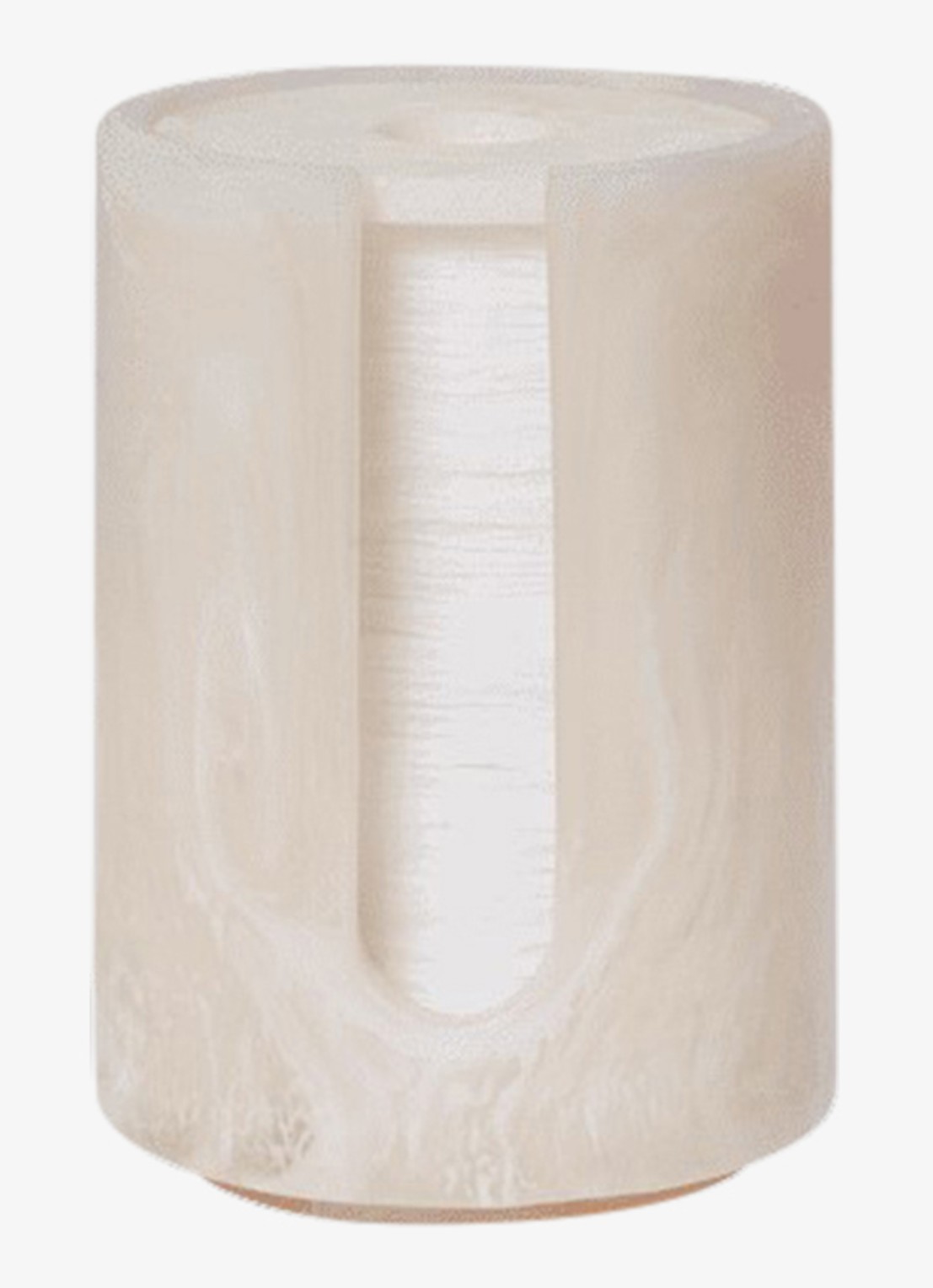 ferm LIVING Mist voorraadpot 11,8 cm - voorkant parelmoer