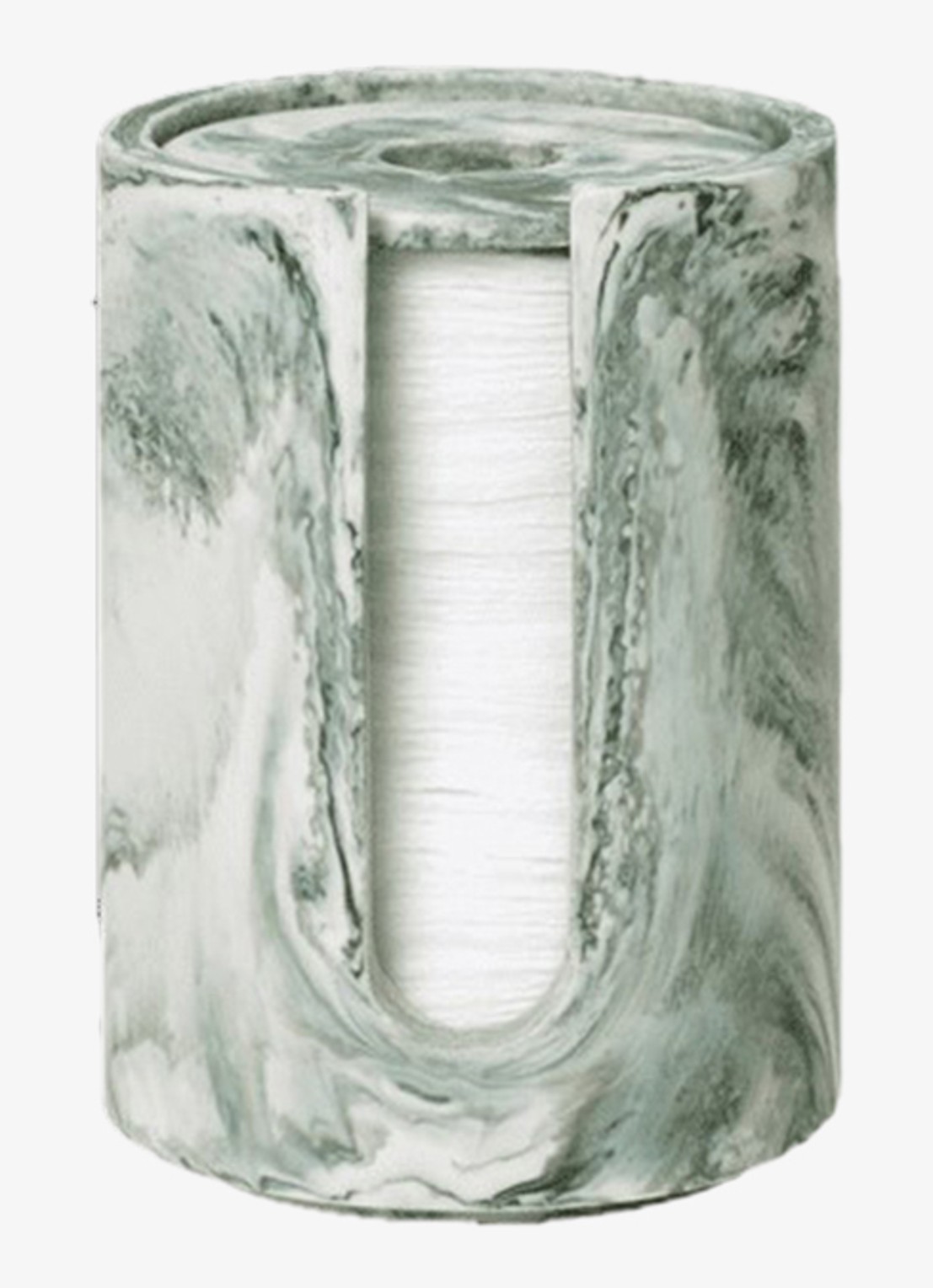 ferm LIVING Mist voorraadpot 11,8 cm - voorkant grijs