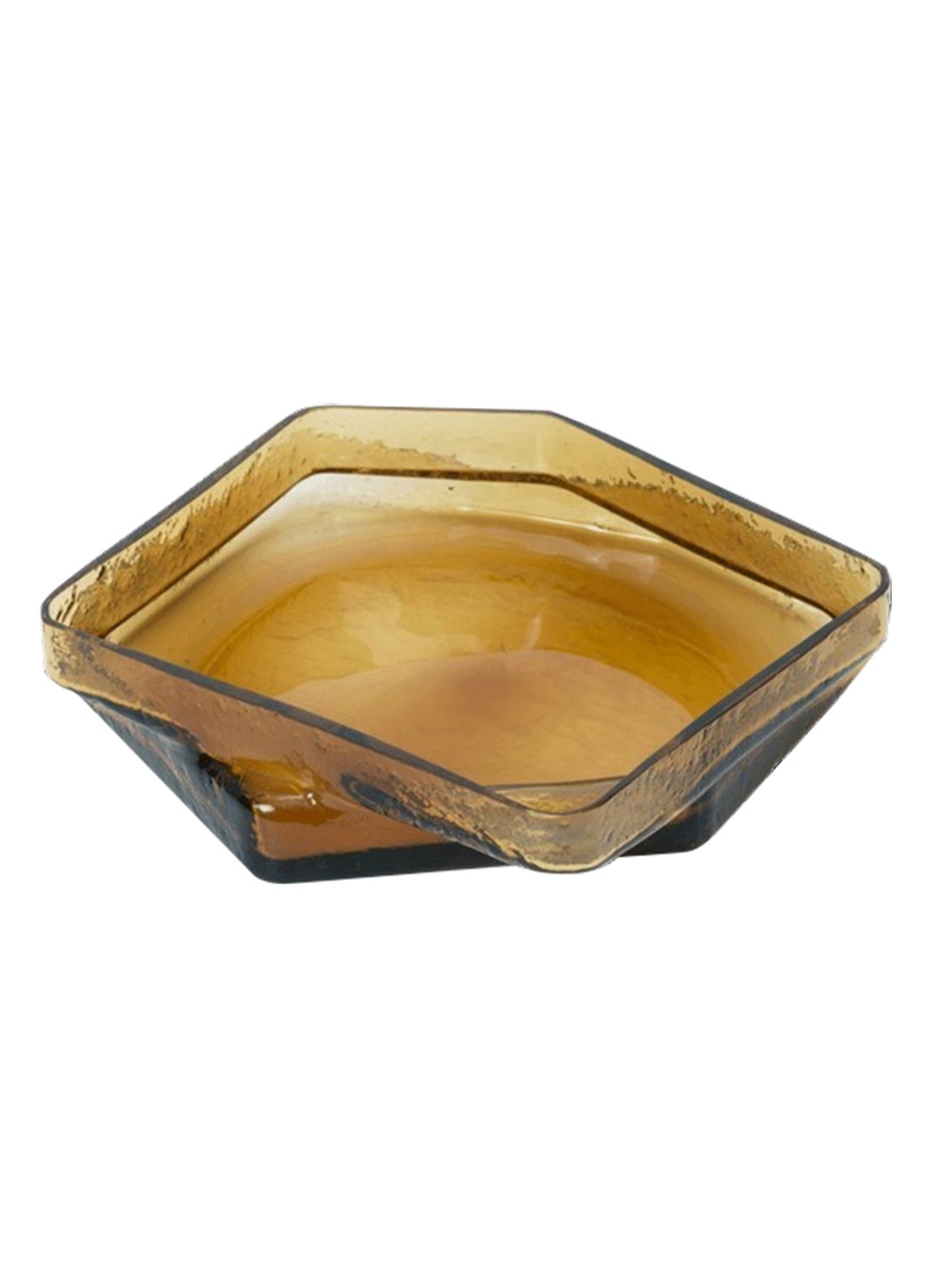 ferm LIVING Muro decoratieschaal 30 cm - detail oranje