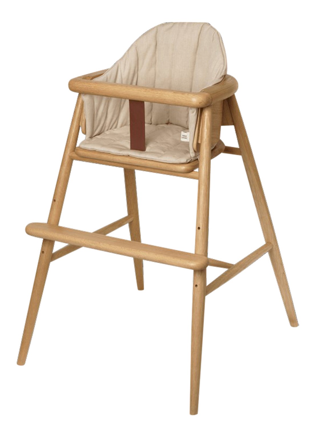ferm LIVING Muru hoge stoel - voorkant 2 zand