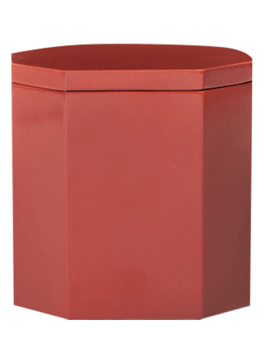 ferm LIVING Nova opbergdoos 10 x 7,5 cm - achterkant rood