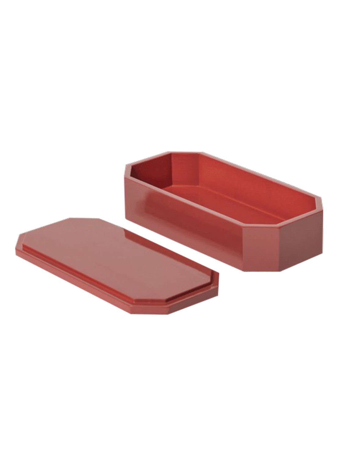 ferm LIVING Nova opbergdoos 20 x 10 cm - voorkant 2 rood