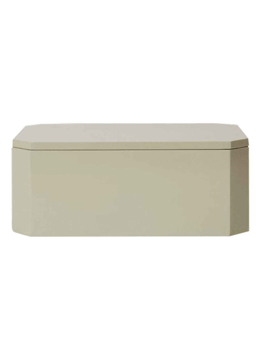 ferm LIVING Nova opbergdoos 25 x 15 cm - achterkant beige