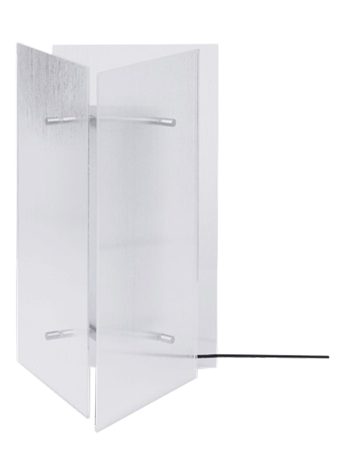 ferm LIVING Oeste tafellamp 36 cm - voorkant transparant