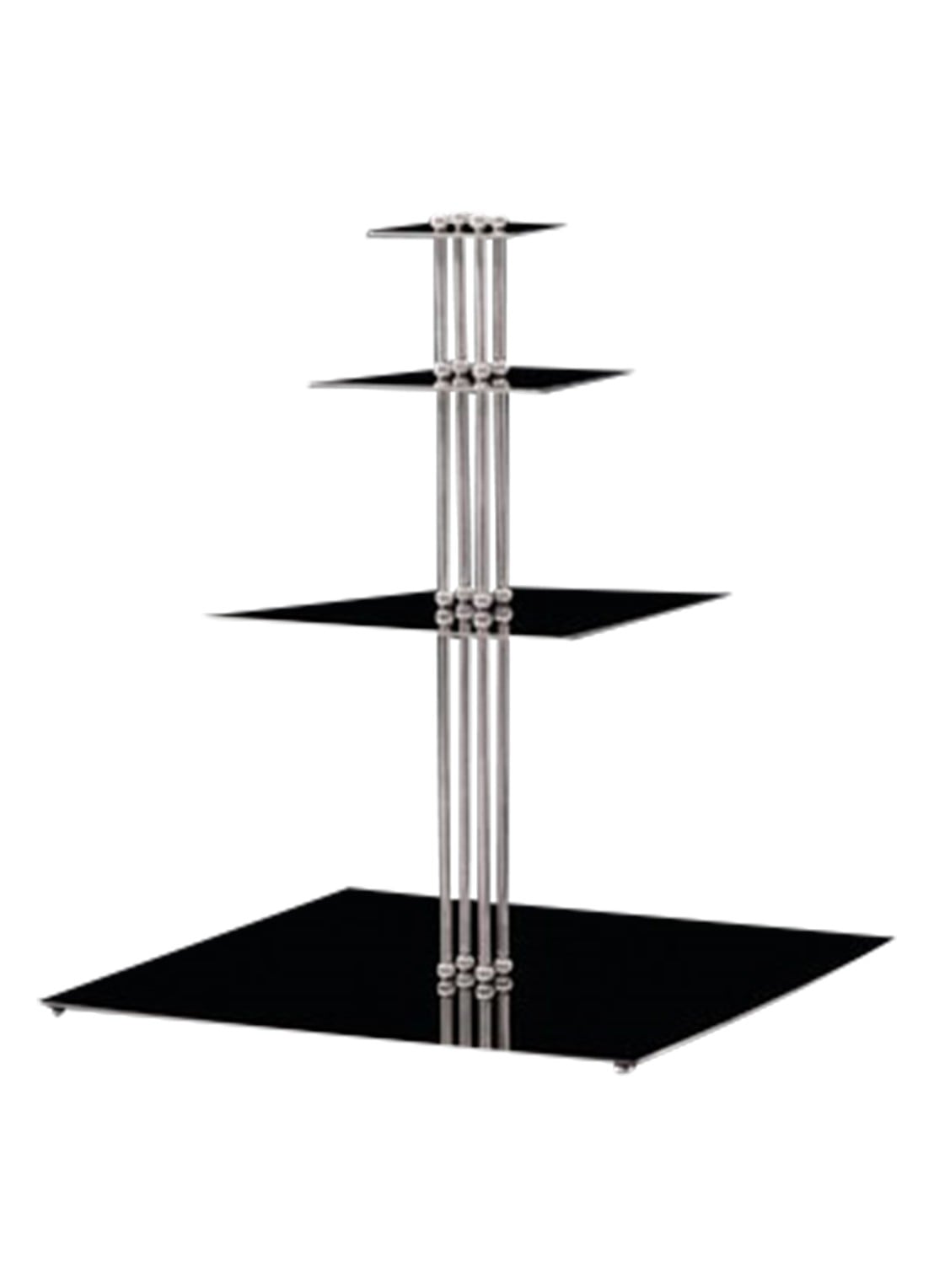 ferm LIVING Orbelle etagère 36 cm - voorkant 2 zilver