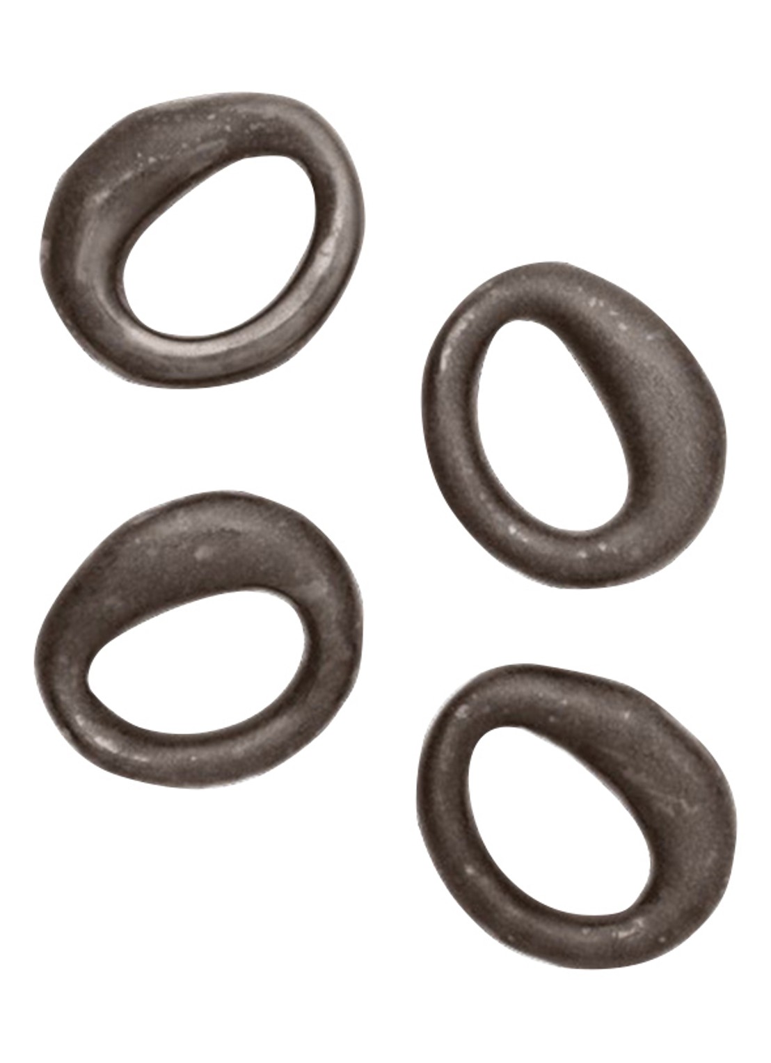 ferm LIVING Orrith servetring set van 4 - voorkant brons