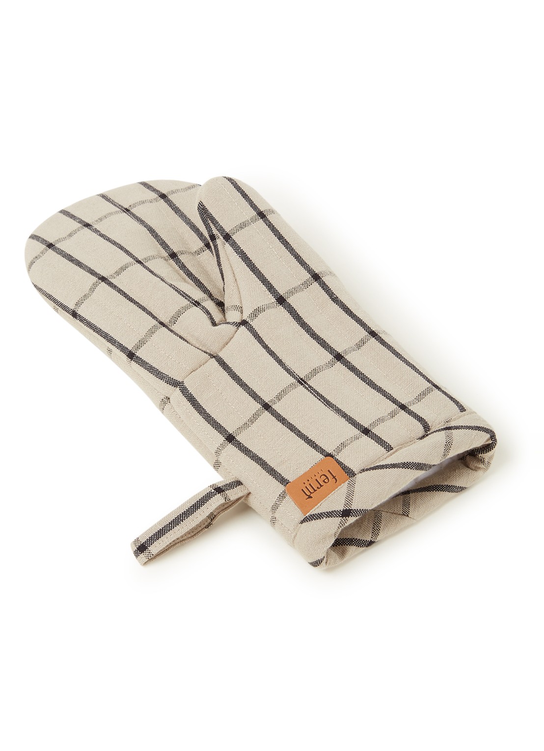 ferm LIVING Ovenwant van katoenblend - voorkant beige