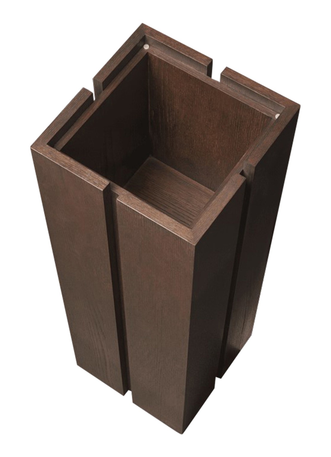 ferm LIVING Parcel sokkel 90 cm - achterkant donkerbruin