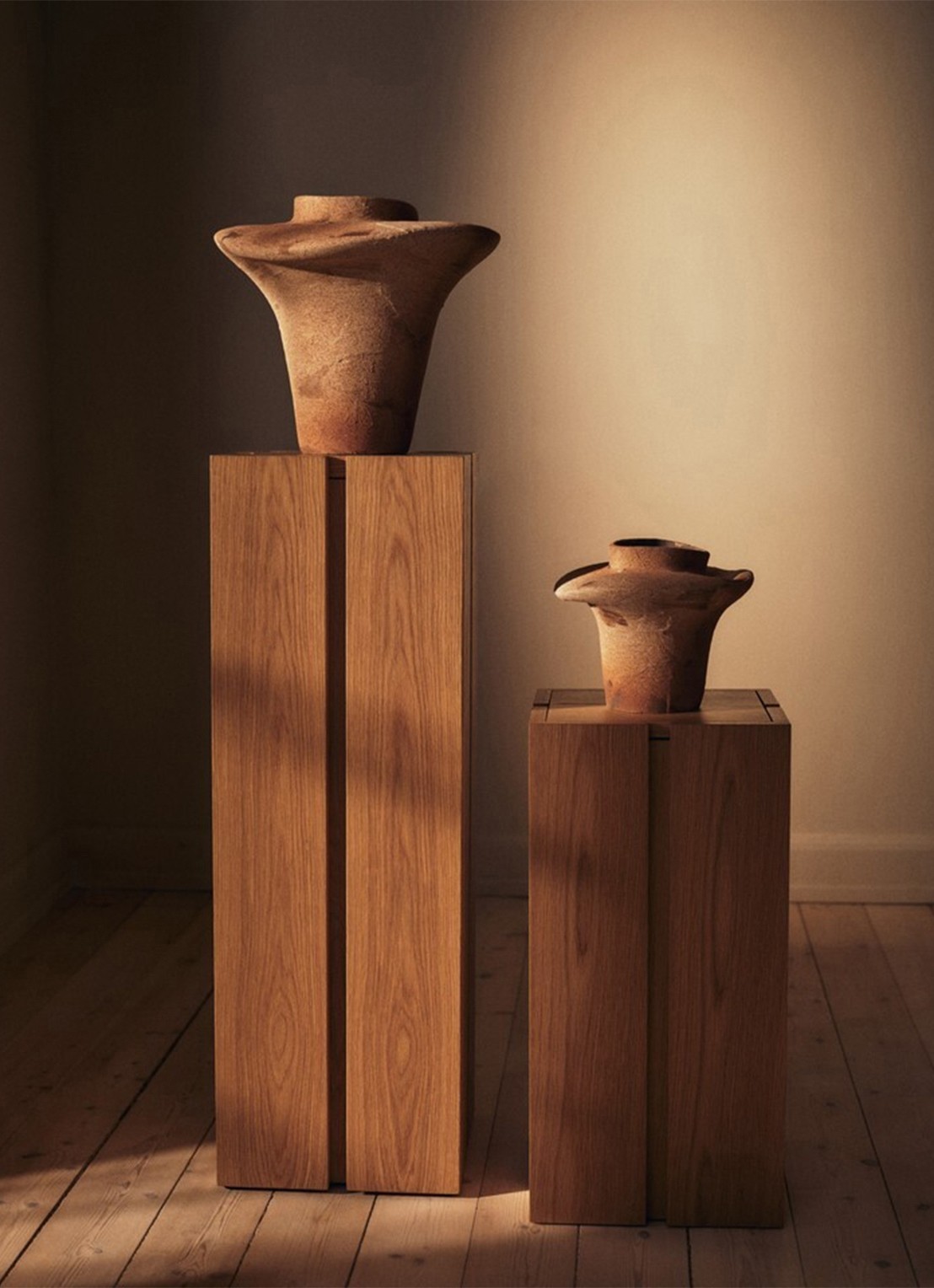 ferm LIVING Parcel sokkel 90 cm - voorkant 3 naturel
