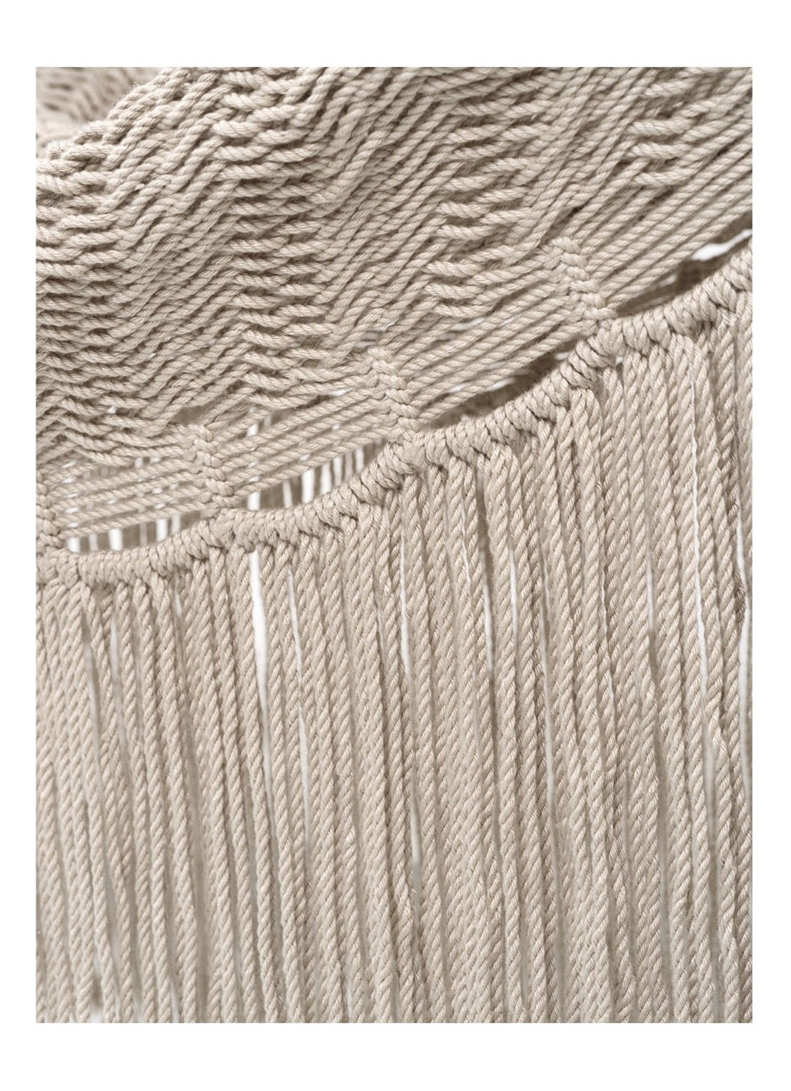 ferm LIVING Path hangmat 320 x 140 cm - detail 3 beige