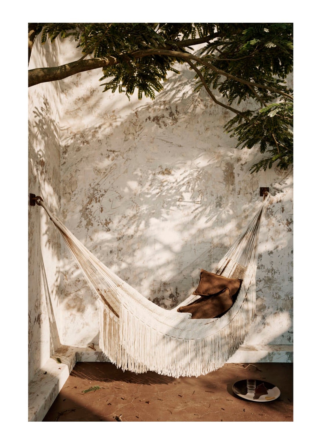 ferm LIVING Path hangmat 320 x 140 cm - voorkant 2 beige