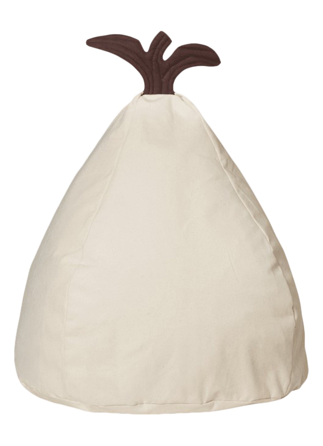 ferm LIVING Pear zitzak - voorkant beige