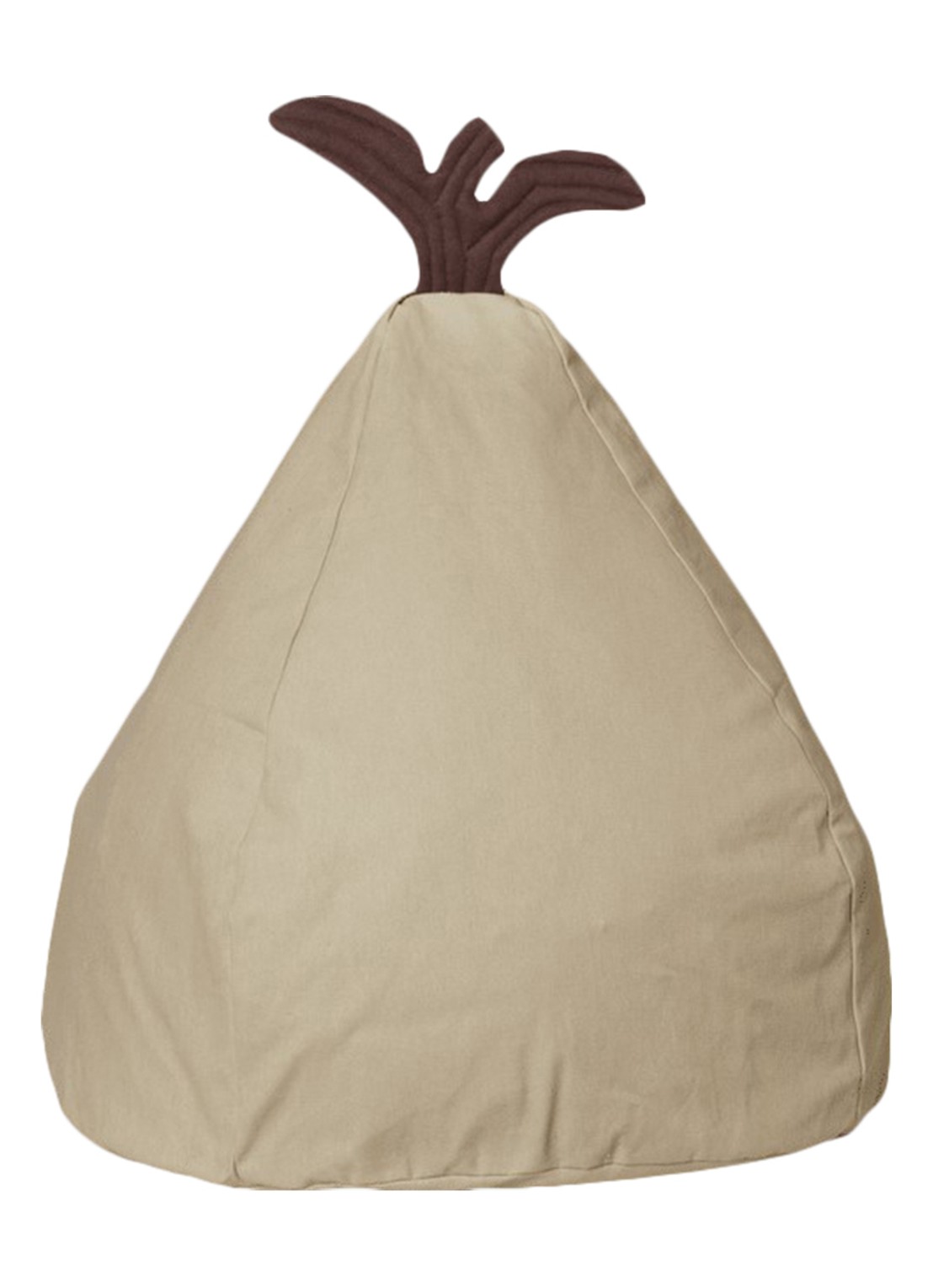 ferm LIVING Pear zitzak - voorkant groen