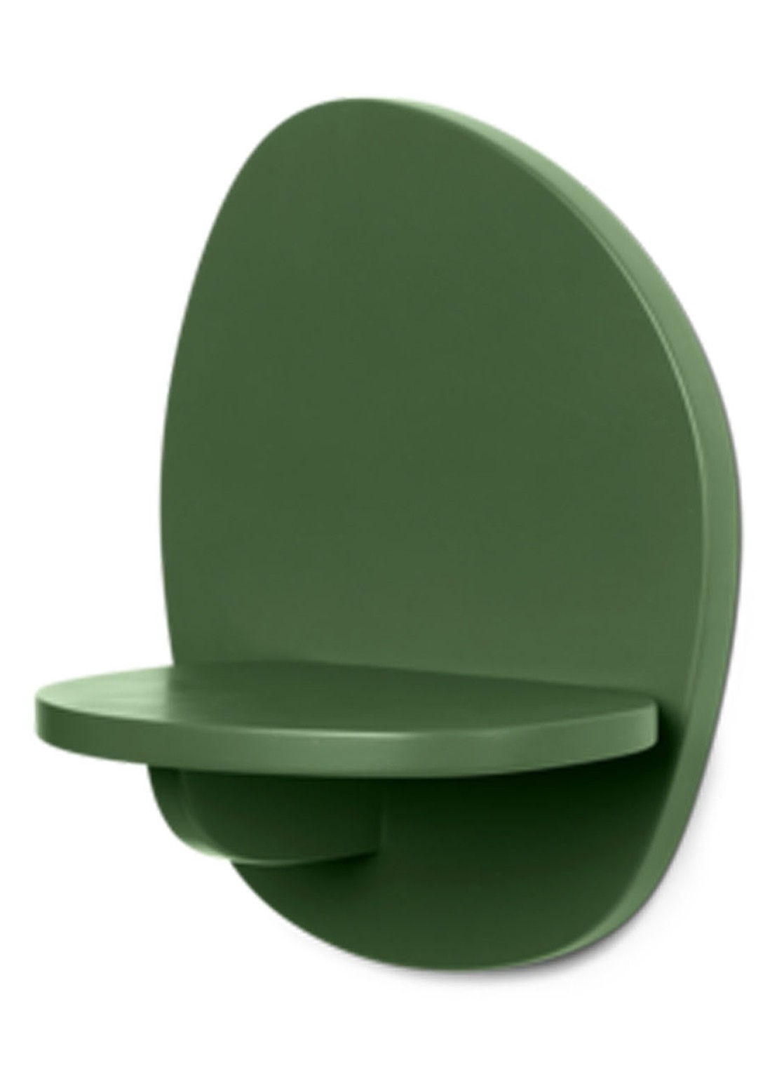 ferm LIVING Pilu wandelement S 25 cm - voorkant donkergroen