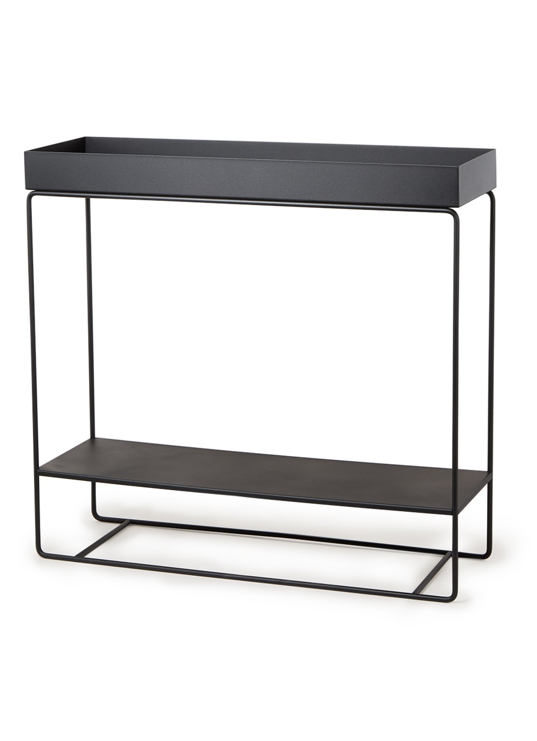 ferm LIVING Plant Box plantenbak voor binnen 75 cm - voorkant zwart