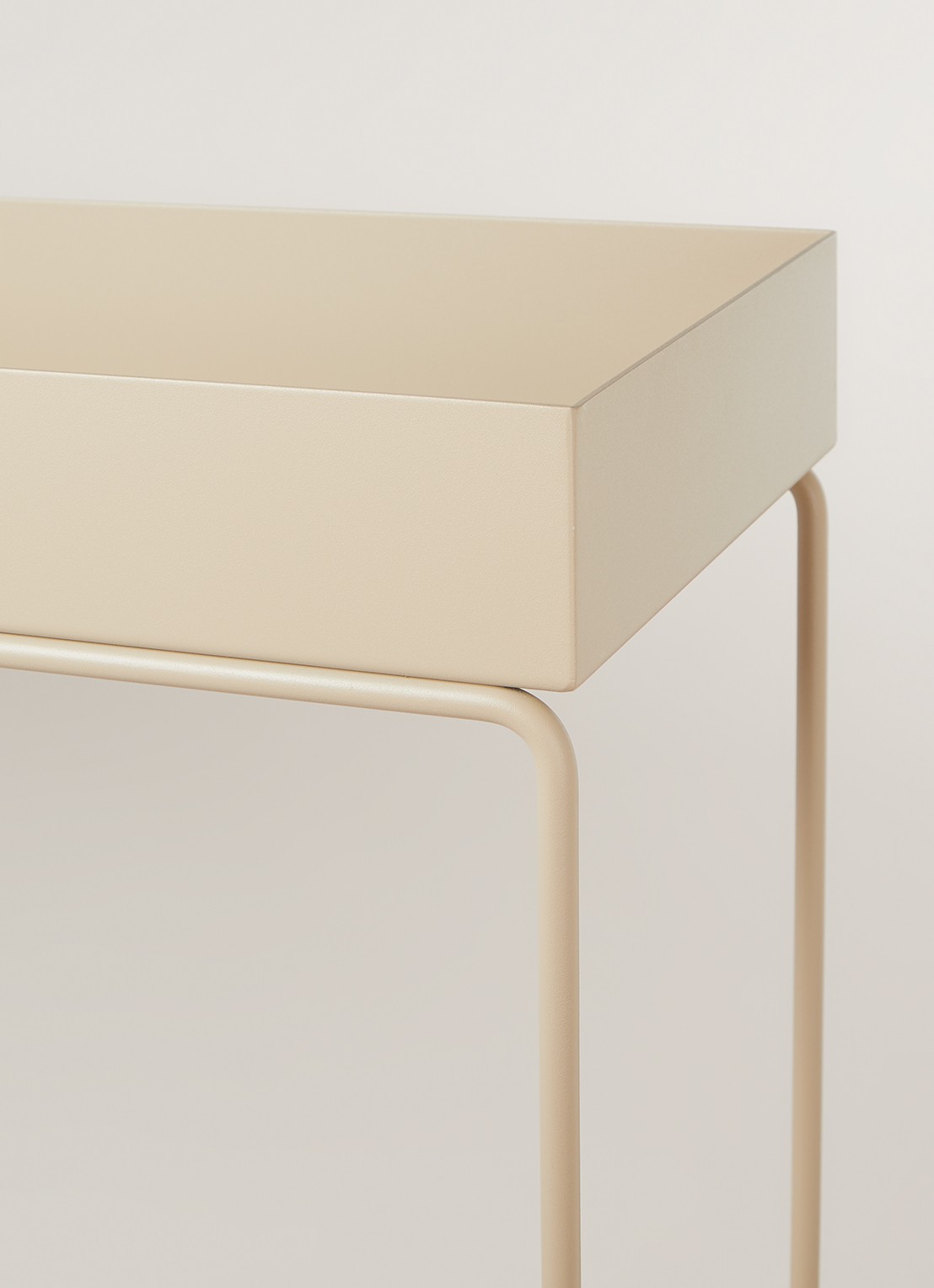 ferm LIVING Plant Box plantenbak voor binnen 75 cm - detail 3 beige