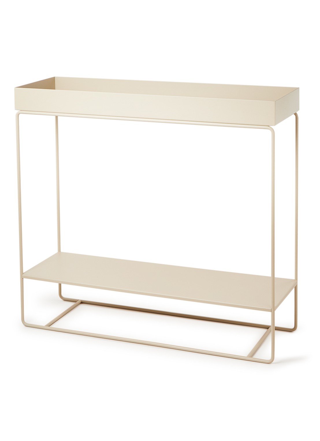 ferm LIVING Plant Box plantenbak voor binnen 75 cm - voorkant beige