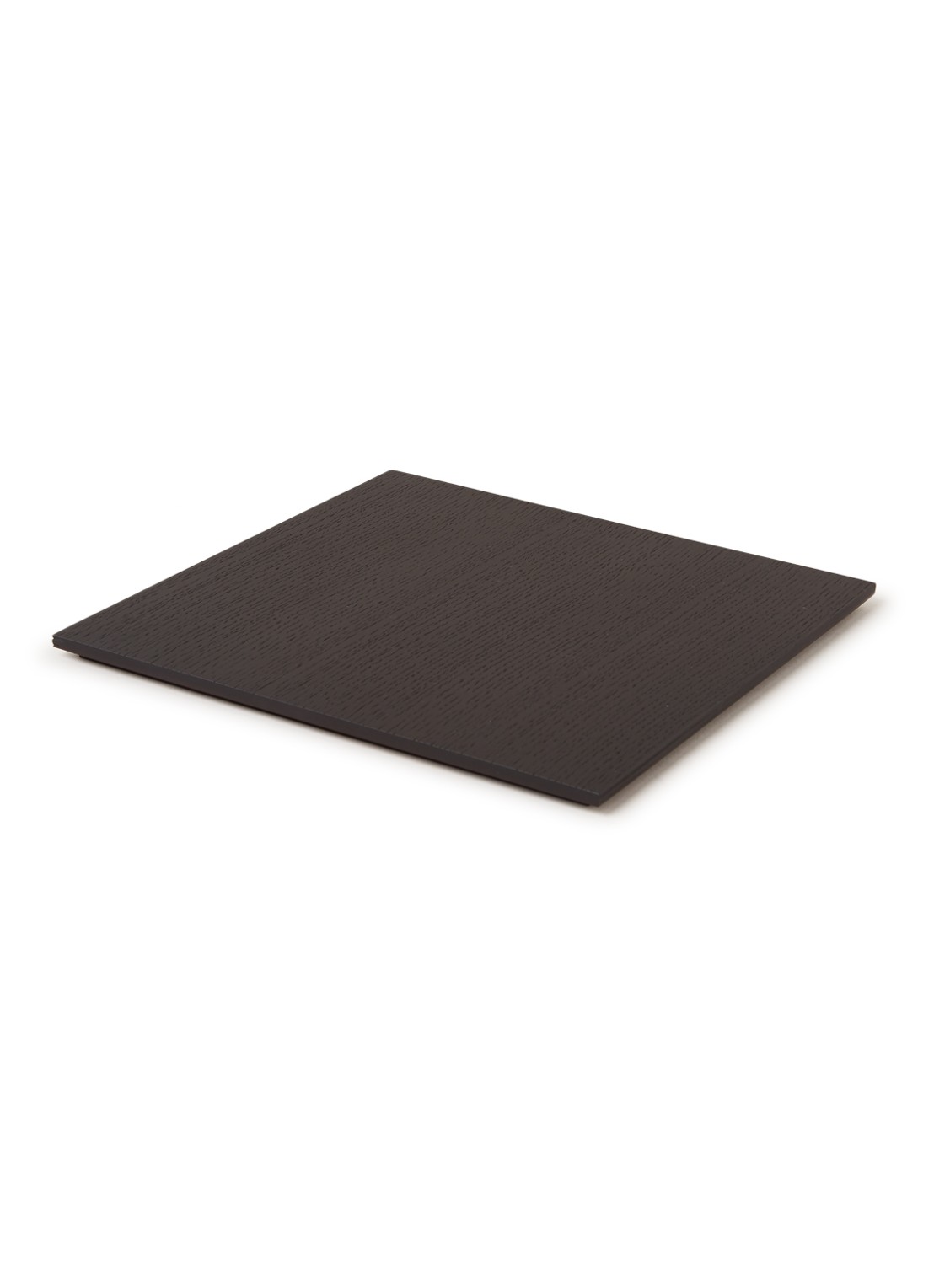 ferm LIVING Plant Box tray van hout 26 x 26 cm - voorkant zwart