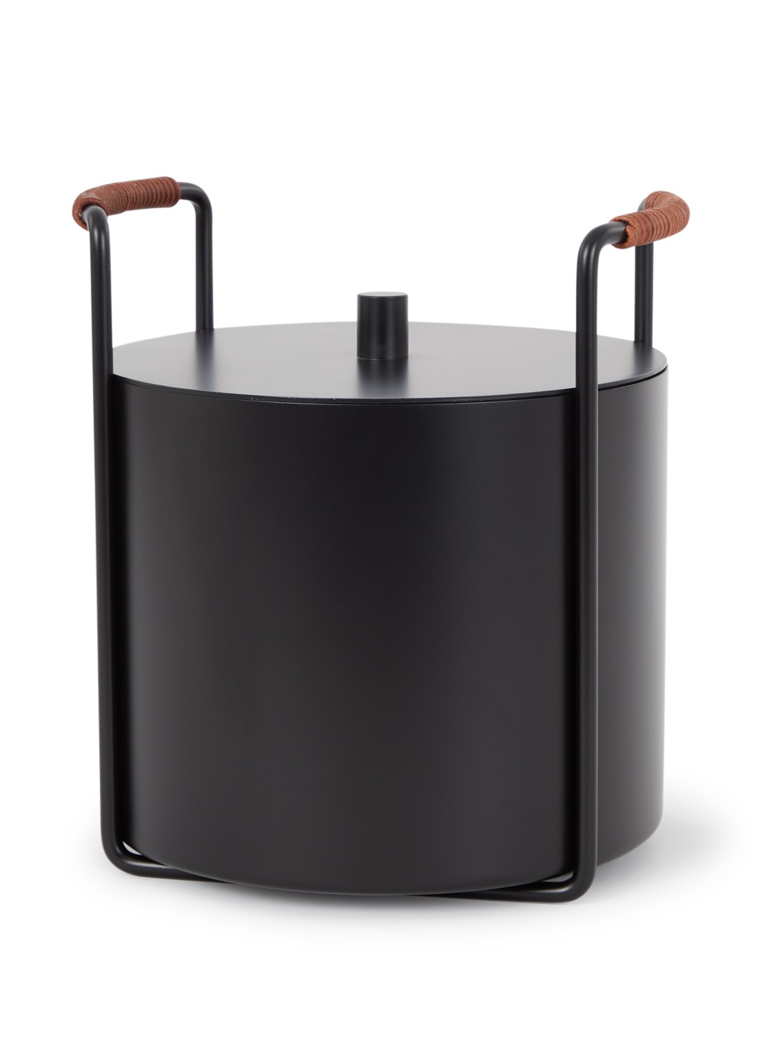 ferm LIVING Port aanmaakhout- en asemmer 25 cm - voorkant zwart