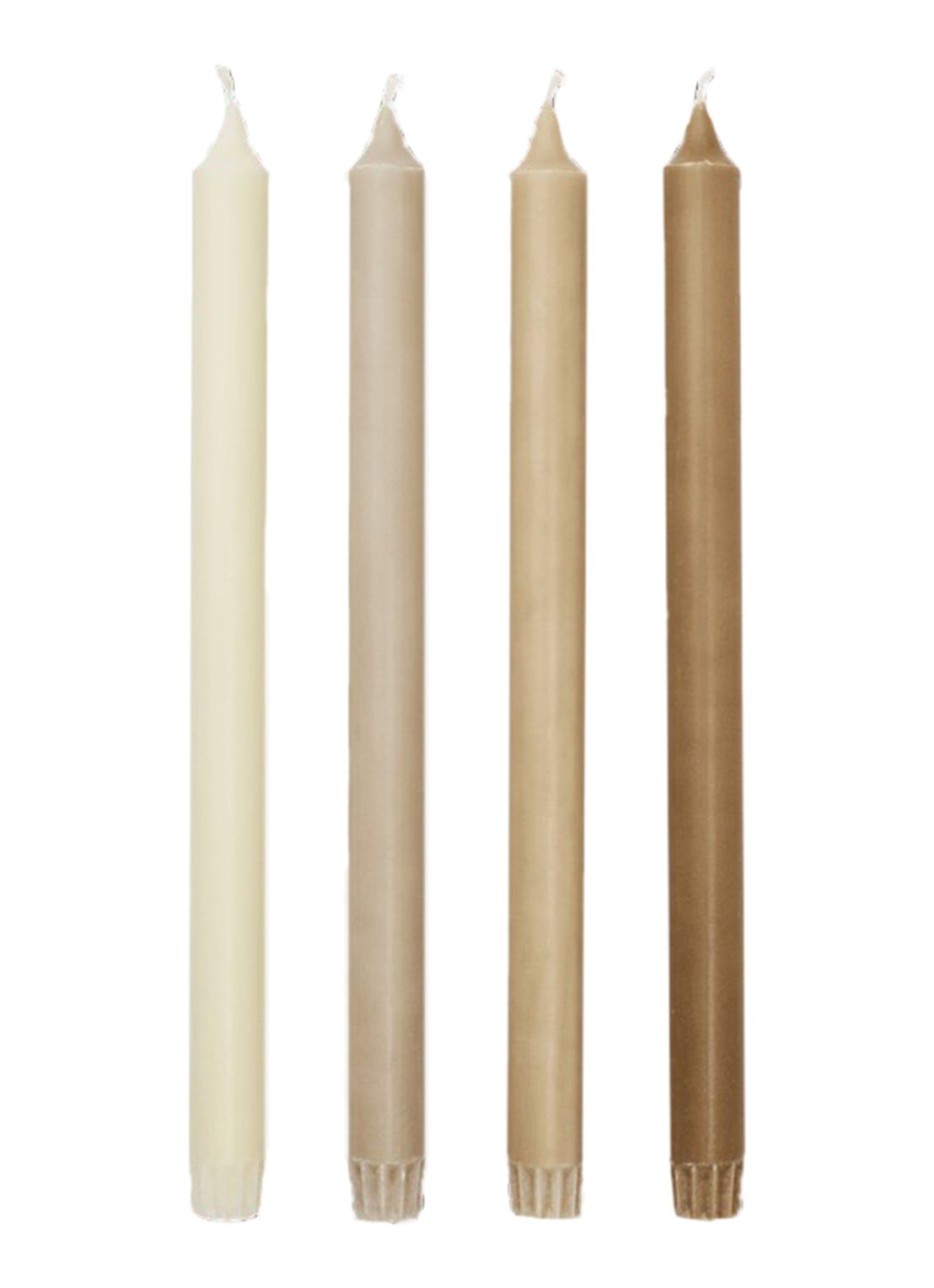 ferm LIVING Pure dinerkaars set van 4 - voorkant grijs