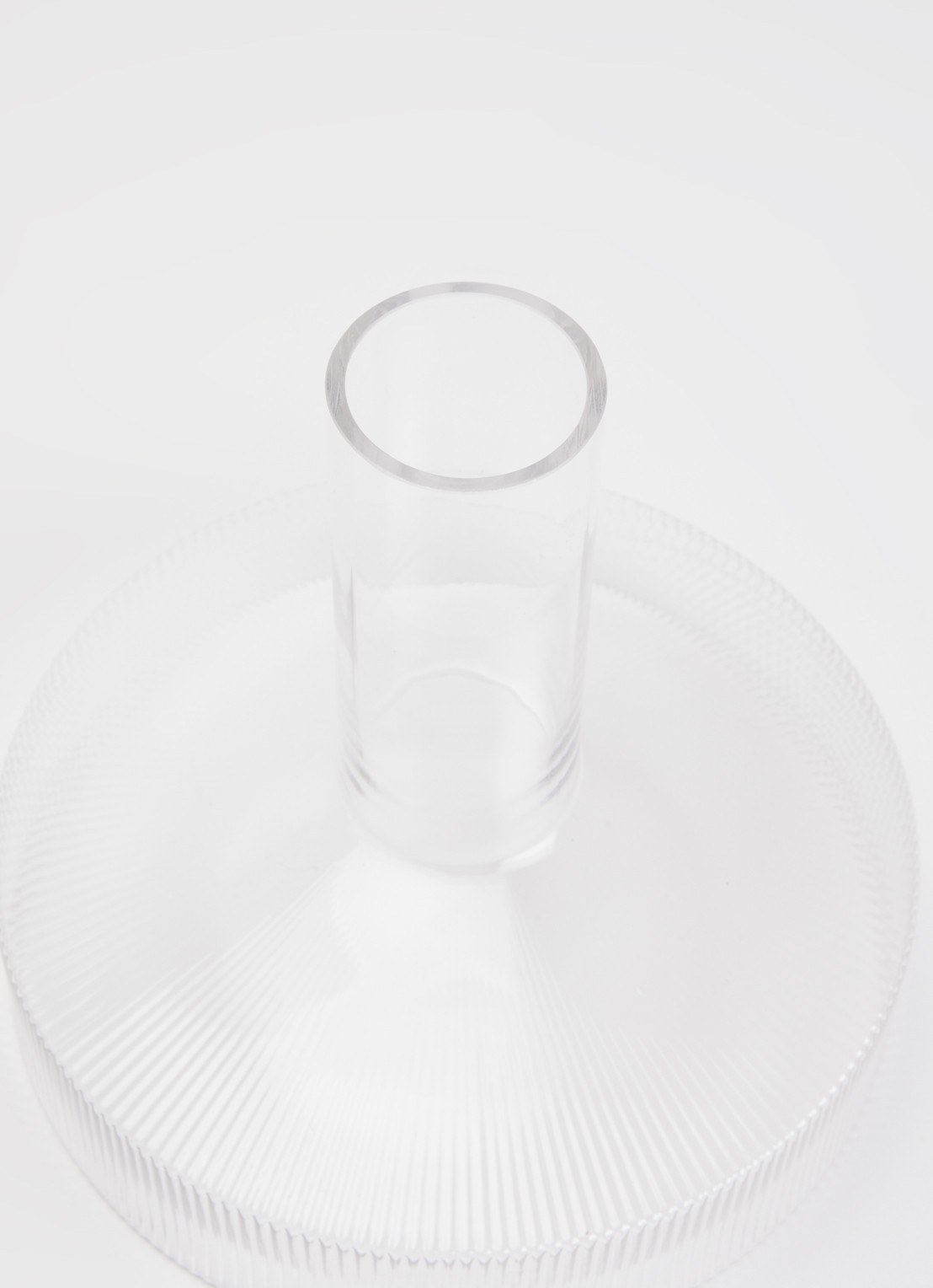 ferm LIVING Ripple decanteerkaraf 1,1 liter - voorkant 2 transparant