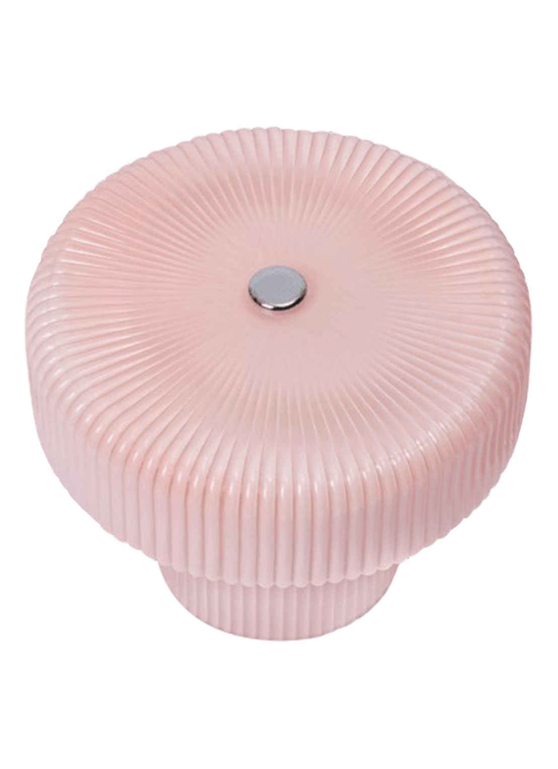 ferm LIVING Ripple draagbare tafellamp Ø12 cm - detail lichtroze