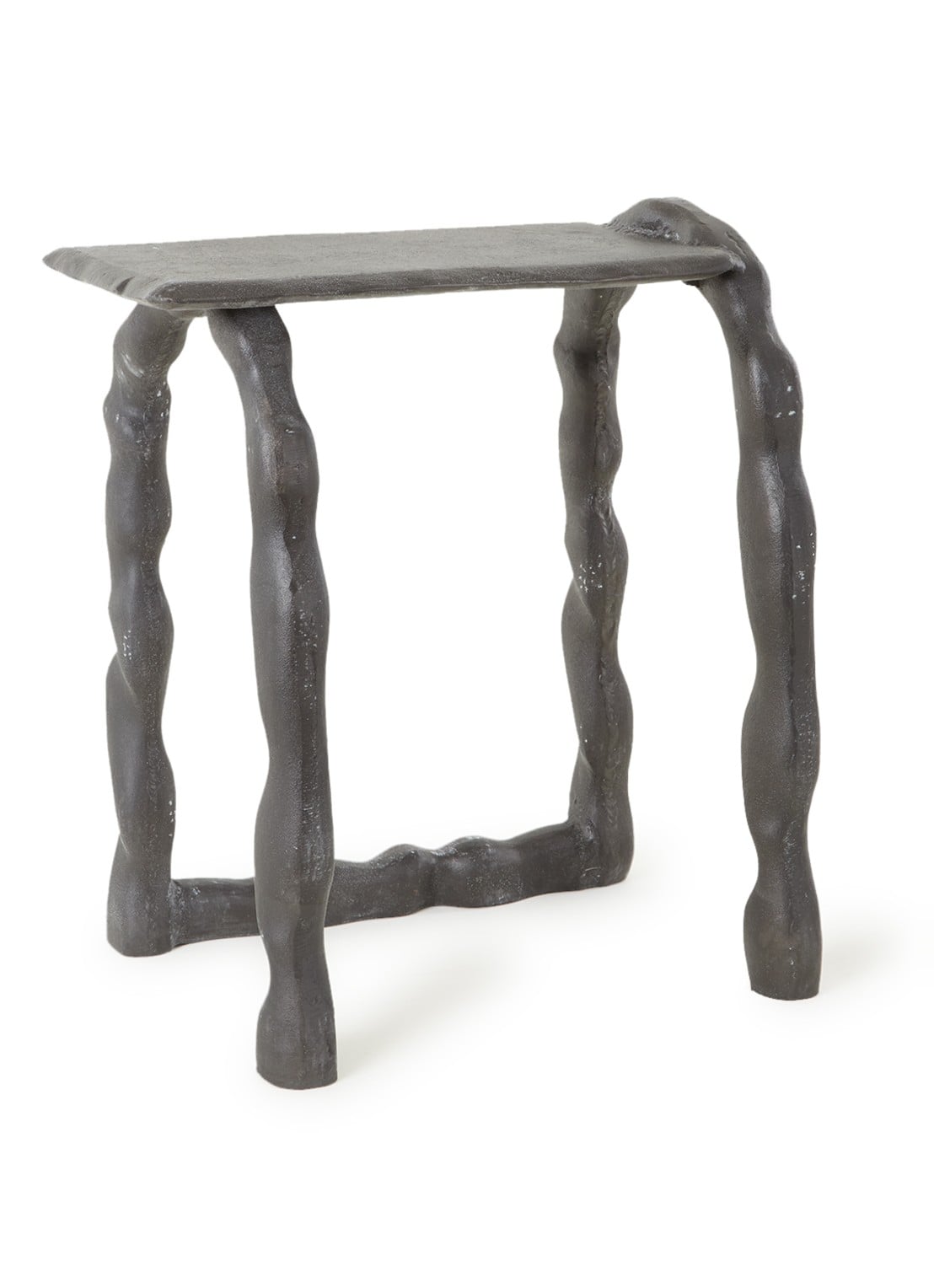 ferm LIVING Rotben bijzettafel 54 cm - voorkant zwart