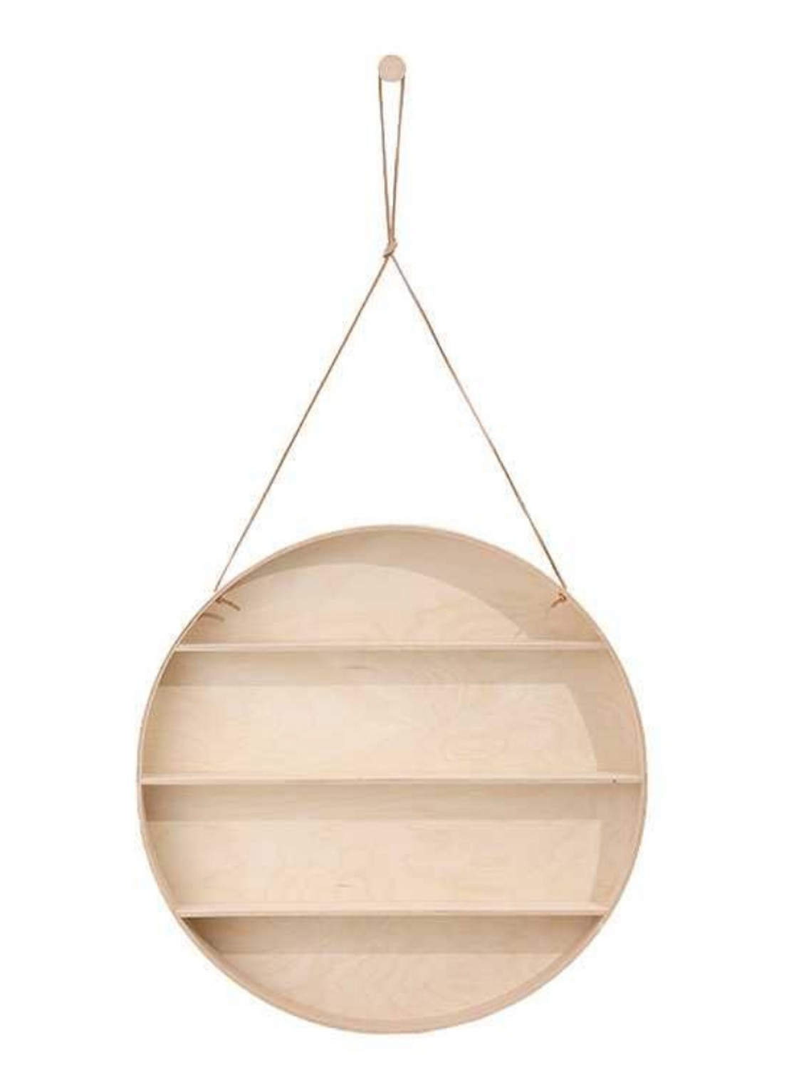 ferm LIVING Round Dorm wandkast - voorkant naturel