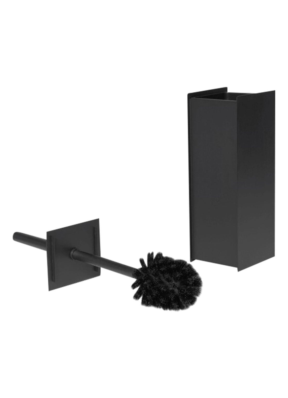 ferm LIVING Sama toiletborstel met houder - detail 3 zwart