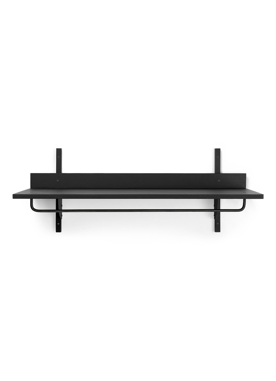 ferm LIVING Sector wandplank 87 x 34 cm - voorkant zwart